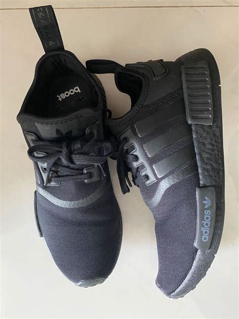 fake adidas nmd r1 triple black|adidas nmd r1 men's black.